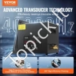 Ultragarsinė valymo mašina, 10 l, su mechaniniu valdymu, šildytuvu ir laikmačiu - Image 2