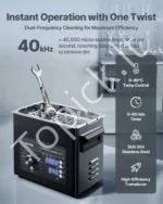 Ultragarsinė valymo mašina, 3 l, su mechaniniu valdymu ir krepšeliu - Image 2