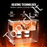 Ultragarsinė valymo mašina, 3 l, su mechaniniu valdymu, šildytuvu ir laikmačiu - Image 3