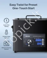 Ultragarsinė valymo mašina, 6 l, su mechaniniu valdymu ir krepšeliu - Image 3