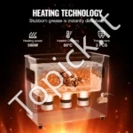 Ultragarsinė valymo mašina, 6 l, su mechaniniu valdymu, šildytuvu ir laikmačiu - Image 3