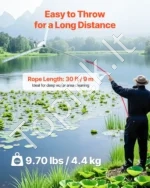 Tvenkinių ir ežerų žolių pjoviklis – pakrančių grėblys su 9m virve, 157 cm - Image 3
