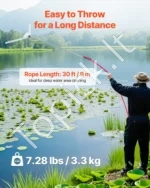 Tvenkinių ir ežerų žolių pjoviklis – pakrančių grėblys su 9m virve, 94 cm - Image 3