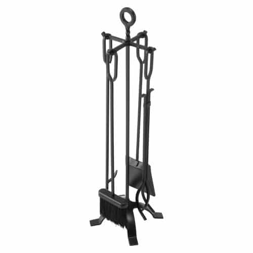de2FBLGJTJ5JTSZGDJ6II001V02Fgoods_img-v22Ffireplace-tool-set-m100-1.2.jpg Židinio įrankių rinkinys, 5 dalių su keturkoju stovu - Image 1