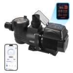 Kintamo greičio baseino siurblys, 1650 W, 33 000 l/h, su programuojamu laikmačiu