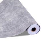 Lipnūs tapetai 40 cm x 15 m, tamsiai pilki, industrinio stiliaus ir atsparūs vandeniui
