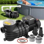 Antžeminio baseino siurblys, 250 W, 11 700 l/h, su filtravimo krepšeliu