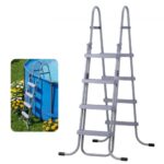 A formos baseino kopėčios, 4 laiptelių, skirtos 132 cm aukščio sienoms