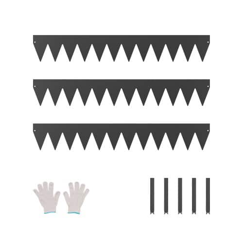 de2FDXGJSPZ3PCS4KIGQYV02Fgoods_img-v32Flandscape-edging-m100-1.2.jpg Plieniniai sodo apvadai, 3 vnt., 101,6 x 15,2 cm - Image 1