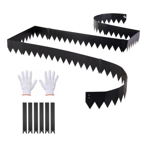 de2FDXGJSPZ40X6IU4B20001V02Fgoods_img-v12Fmetal-edging-m100-1.2.jpg Cinkuoto plieno sodo apvadai, 6 vnt., 101,6 x 15,2 cm (juodi) - Image 1