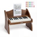 Medinis skaitmeninis pianinas vaikams, 25 klavišai