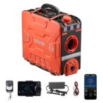 Portatyvus dyzelinis oro šildytuvas 8kW su Bluetooth valdymu ir LCD ekranu (380 x 150 x 410 mm)