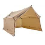 Erdvi keturių sezonų palapinė su anga kaminui, 2-4 vietų, 3800 x 2000 x 1900 mm