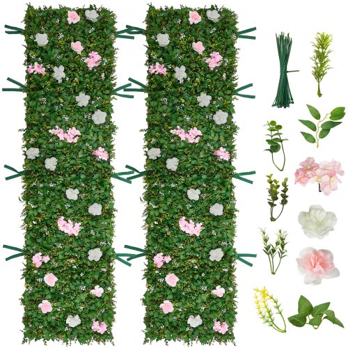 de2FRZZWQPJSPJS3F1M0A001V02Fgoods_img-v12Fartificial-plant-wall-m100-1.2.jpg Prabangi dirbtinių augalų ir gėlių sienelė – panelės, 2438 x 610 mm - Image 1