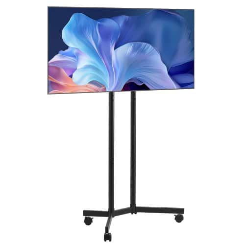 de2FTYSDLDDSJZJZGTD2Z001V02Fgoods_img-v12Funiversal-tv-stand-m100-1.2.jpg Mobilus televizoriaus stovas su ratukais, ekranams nuo 81 cm iki 165 cm, iki 40 kg - Image 1