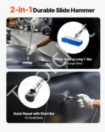 100 dalių automobilių kėbulo įlenkimų lyginimo ir remonto rinkinys - Image 3