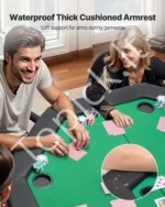 1170 mm aštuonkampis sulankstomas pokerio stalas 8 žaidėjams - Image 4