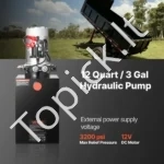 12 l hidraulinis energijos blokas, dvigubo veikimo, 12 V DC - Image 2