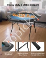 1225 mm aštuonkampis sulankstomas pokerio stalas 8 žaidėjams - Image 6
