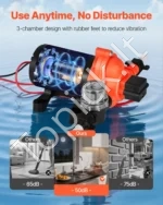 12V DC savisiurbis diafragminis vandens siurblys, 15,1 l/min, 40 PSI - Image 6