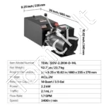 14 l hidraulinis energijos blokas, vieno veikimo, 220–240 V - Image 7