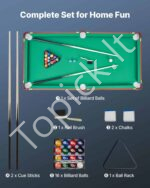 140 cm sulankstomas biliardo stalas šeimai - Image 2