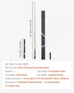 1447,8 mm profesionali surenkama snukerio lazda su prailginimu - Image 7