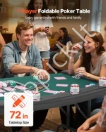 1828,8 mm sulankstomas pokerio stalas 7 žaidėjams - Image 2