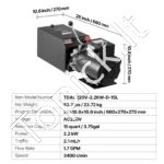 9,5 l hidraulinis energijos blokas, vieno veikimo, 220 V - Image 7