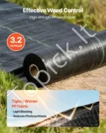 Apsauginė danga nuo piktžolių, 0,4 x 15,2 m - Image 2