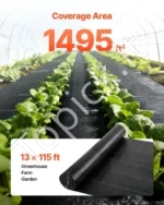 Apsauginė danga nuo piktžolių, 1,22 x 35 m, 99,2 g/m² - Image 3