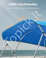 Atsarginis 4 lankų bimini stogo audinys valčiai, 244 cm ilgio, vandenyno mėlynumo - Image 4