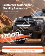 Automobilinis buksyravimo lynas, 7711 kg tempimo galia (6 m) - Image 3