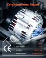Automobilinis generatorius 12V 105A (160 x 150 x 170 mm, Cadillac, Chevy ir GMC) - Image 3