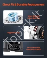 Automobilinis generatorius 12V 105A (160 x 150 x 170 mm, Cadillac, Chevy ir GMC) - Image 4