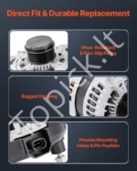 Automobilinis generatorius 12V 170A (skirtas Buick Enclave ir GMC Acadia) - Image 4