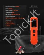 Automobilinis grandinės ir galios zondo testeris su TFT ekranu - Image 7