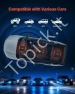 Automobilinis stiprintuvas, 2 kanalų, 2 x 600W, AB klasės stereofoninis garso stiprintuvas - Image 6