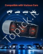 Automobilinis stiprintuvas, 4 kanalų, 4 x 500W, AB klasės stereofoninis garso stiprintuvas - Image 6