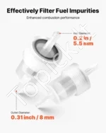 Autonominio šildytuvo kuro žarnelių ir filtrų komplektas (3,9 mm x 5 m) - Image 4