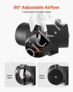 Autonominio šildytuvo trišakis kuro/oro srauto reguliavimo vožtuvas, Y formos (75 mm) - Image 5
