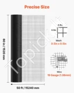 Cinkuoto plieno tinklas sodui ir aptvarams 152 cm x 15,2 m - Image 3