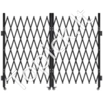 Dvivėriai sulankstomi apsauginiai vartai 330 x 160,5 cm - Image 4