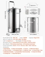 Elektrinė alaus virimo sistema, 60 l - Image 7