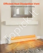 Elektrinio grindjuostinio šildytuvo priekinis dangtis (1211 mm) - Image 4