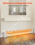 Elektrinio grindjuostinio šildytuvo priekinis dangtis (1526 mm) - Image 4