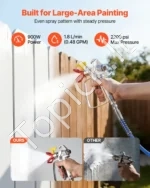 Elektrinis beoris dažų purkštuvas (900 W, 2200 PSI) - Image 3