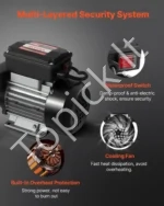 Elektrinis kuro perdavimo siurblys 230V, 60 l/min – mobilus ir galingas sprendimas - Image 4
