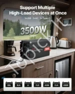 Grynosios sinusoidės inverteris 3500W (12V DC į 230V AC) - Image 2