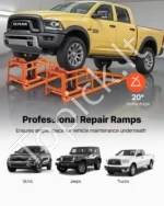 Hidraulinės automobilinės rampos (5000 kg, 270–360 mm kėlimo aukštis) - Image 2